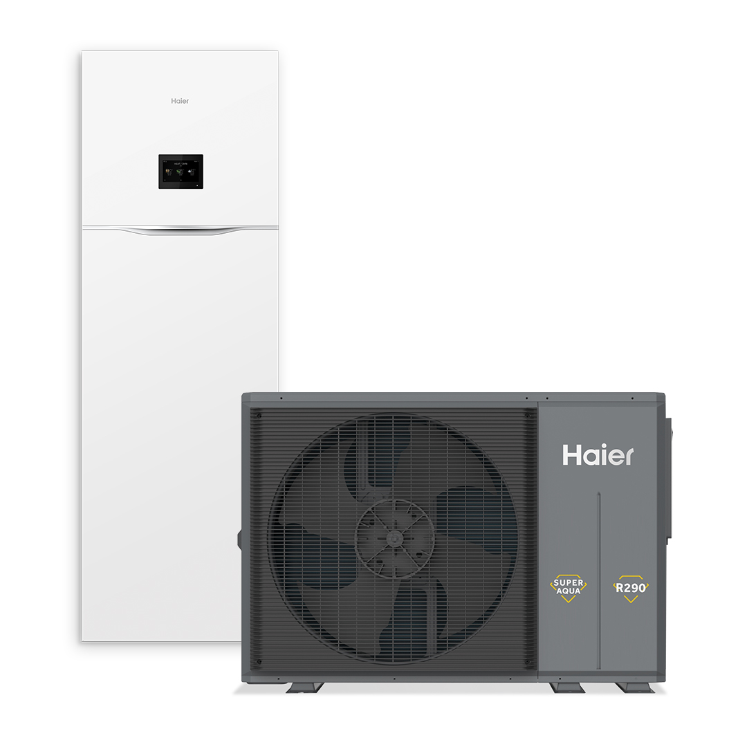 Αντλία θερμότητας αέρα-νερού Haier Super Aqua GT Hydro Split All-in-One - R290 (GEN.3) (1Φ) 4KW