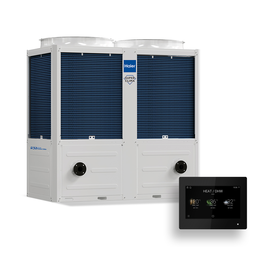 Αντλία θερμότητας αέρα-νερού Haier Superclima Inverter Modular - R32 CA0070HANH  71KW